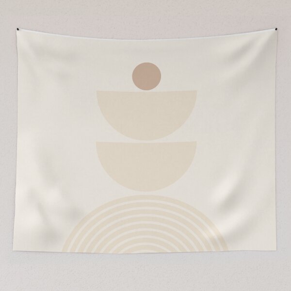 Item preview, Neutral tone Mid century modern rainbow designed and sold by mysticminimals.