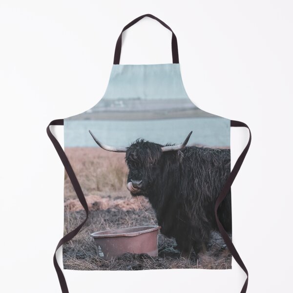 Item preview, Vintage photography - Highland Cow, Thurso, Scotland designed and sold by NatureSight.