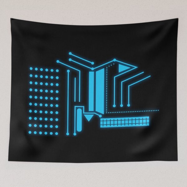 Item preview, Tron Inspired Cyan Glow designed and sold by Michael Kozoroz.