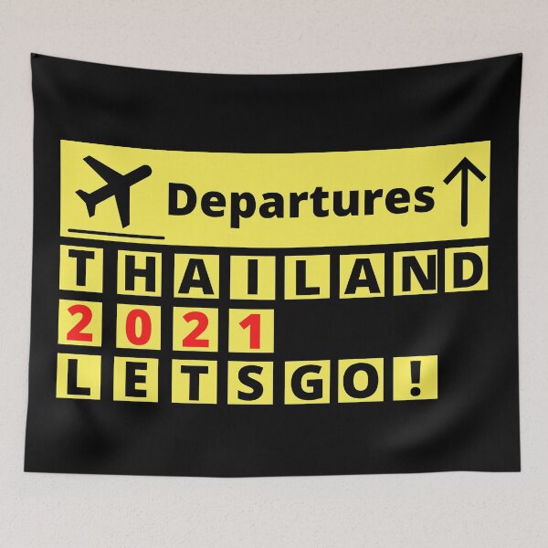 Item preview, Depart to Thailand - Airport Sign designed and sold by Scubaloppy.