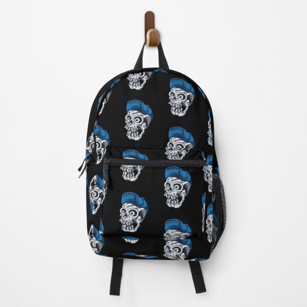 Item preview, Blue Cap Crudo Skater Skateboarder Skull designed and sold by CrudoMerch.