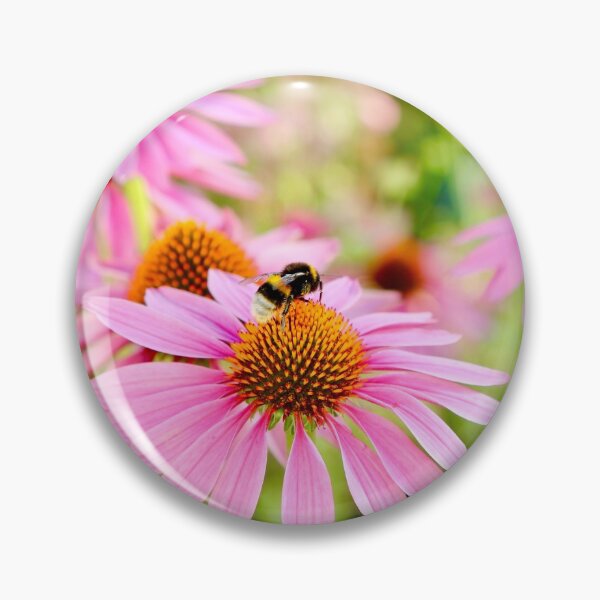 Item preview, Bumblebee on Echinacea designed and sold by Mihaela Limberea.