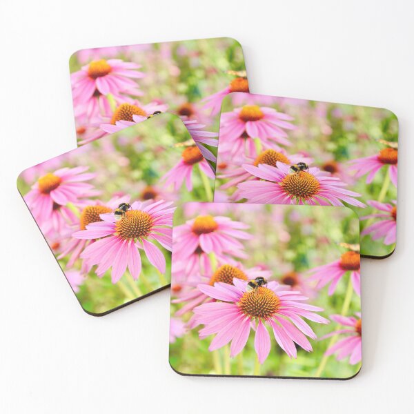 Item preview, Bumblebee on Echinacea designed and sold by Mihaela Limberea.