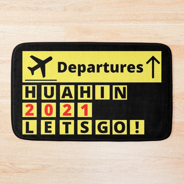 Item preview, Depart to Hua Hin - Airport Sign designed and sold by Scubaloppy.