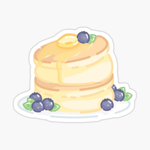 Fluffy Pancake Stack Sticker