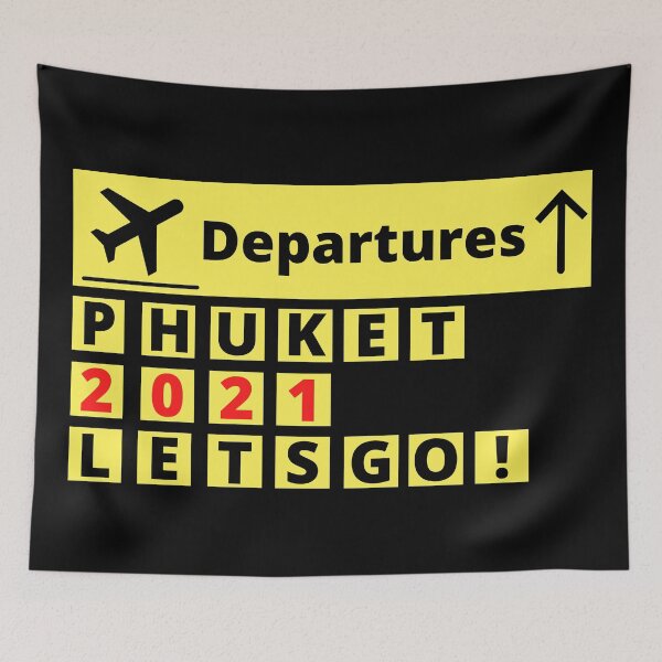Item preview, Depart to Phuket - Airport Sign designed and sold by Scubaloppy.