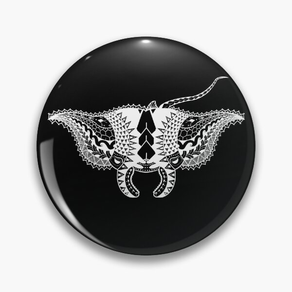 Item preview, Tribal Manta Ray (white) by Tribal Korner designed and sold by TribalKorner.
