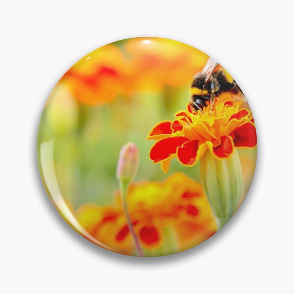 Item preview, Bumblebee on Marigold designed and sold by Mihaela Limberea.