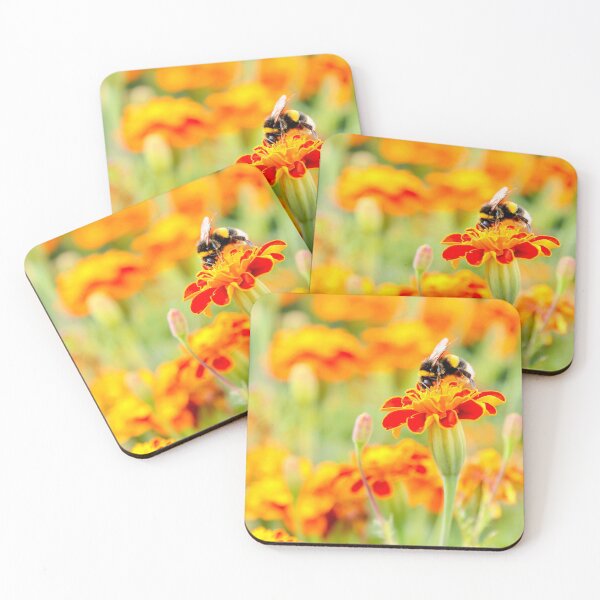 Item preview, Bumblebee on Marigold designed and sold by Mihaela Limberea.