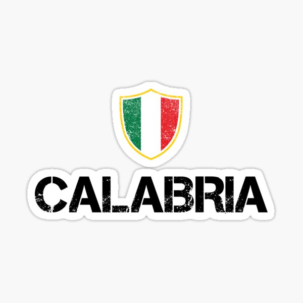 Sticker adesivi adesivo bandiera italia regione calabria