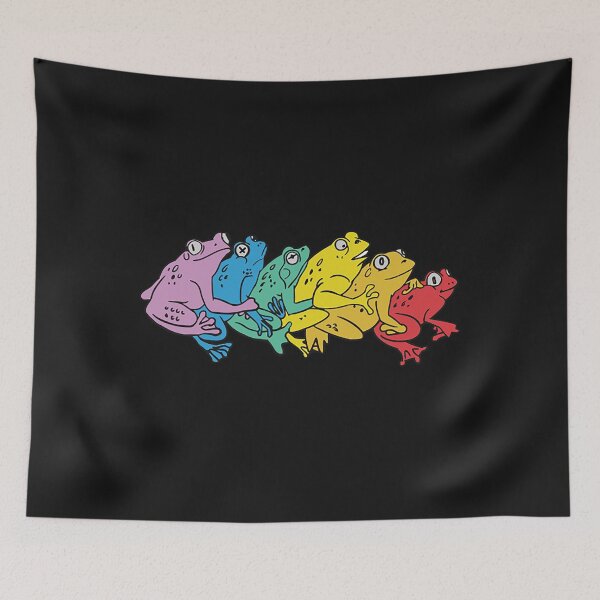 Item preview, Rainbow Gay Frog T-ShirtRAINBOW GAY FROG designed and sold by TomHiddleston79.