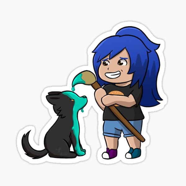 Chibi Mae and Dante Sticker
