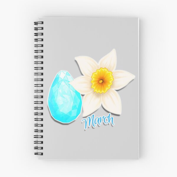 Item preview, March - Daffodil and Aquamarine designed and sold by Ninja-Basilisk.