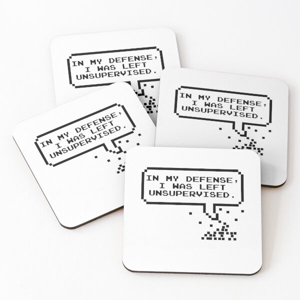 Item preview, In my defense, I was left unsupervised funny quote designed and sold by taby2you.