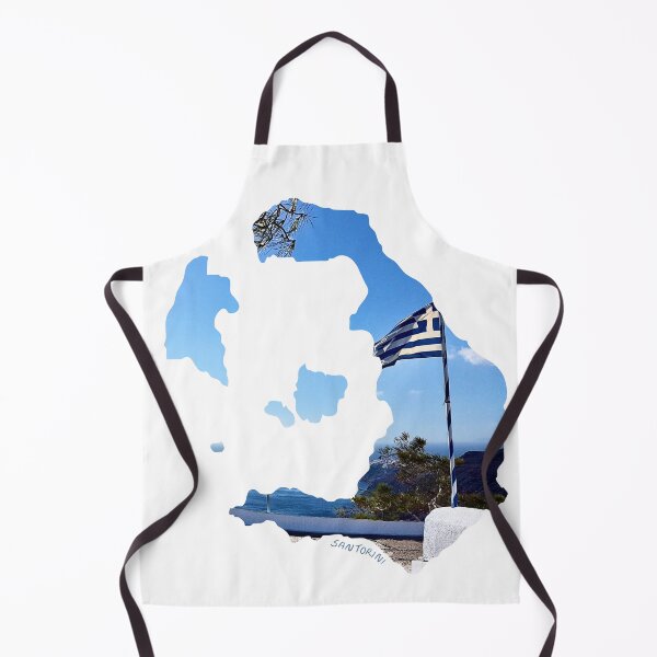 Item preview, Santorini Bay - Thira - Oia (Greece, flag) designed and sold by nabeArtist.