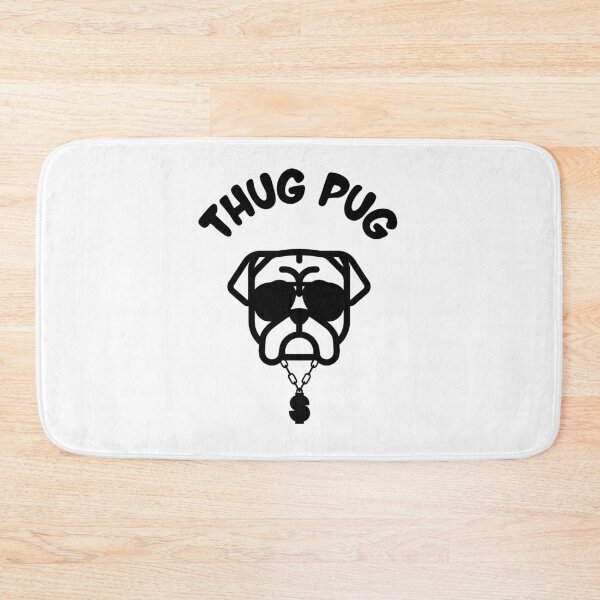 Item preview, Pug Thug | Cool Pug | Gift for Pug Owner  designed and sold by Presto Prints Design.