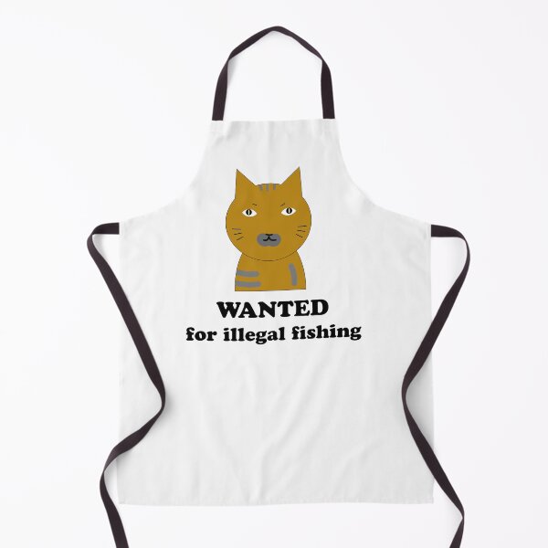Item preview, Bad cat - Wanted for illegal fishing designed and sold by Kate-shop.