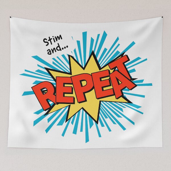 Item preview, Bam Autism Stim and Repeat. Autism designed and sold by Hilomind.