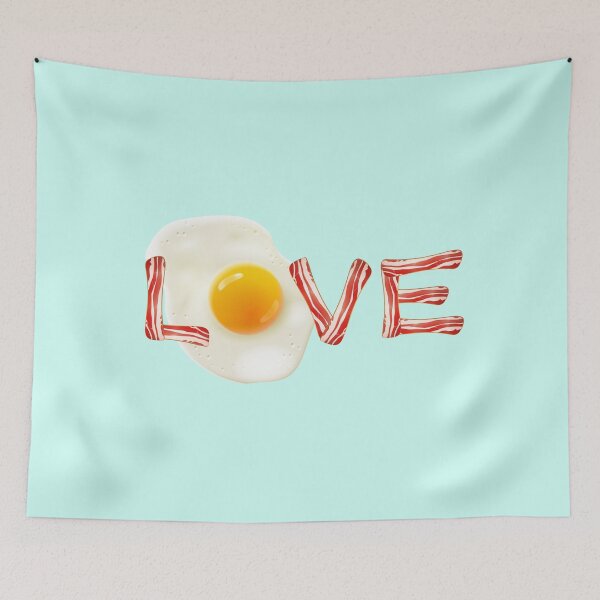 Item preview, Bacon and Eggs Love designed and sold by ArqDezines.