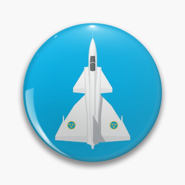 Item preview, J37 Jet Aircraft - Cyan designed and sold by VoodooCircus.
