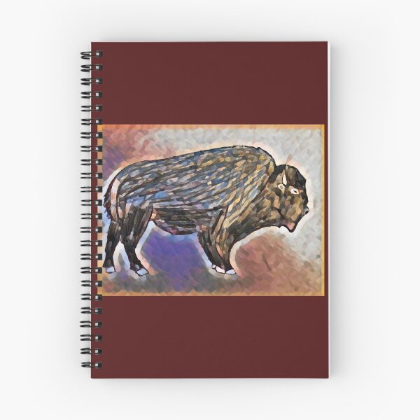 Item preview, Artistically designed bison in brown tones designed and sold by Pelikancrazy.