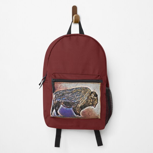Item preview, Artistically designed bison in brown tones designed and sold by Pelikancrazy.