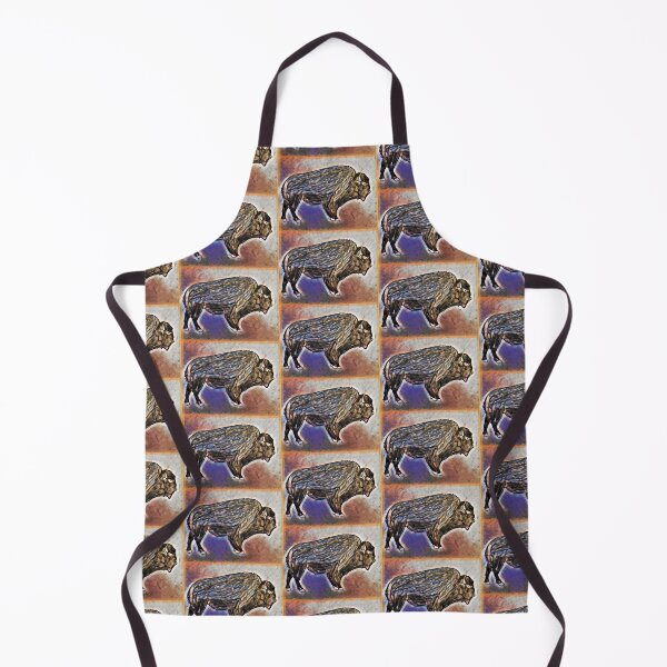 Item preview, Artistically designed bison in brown tones designed and sold by Pelikancrazy.