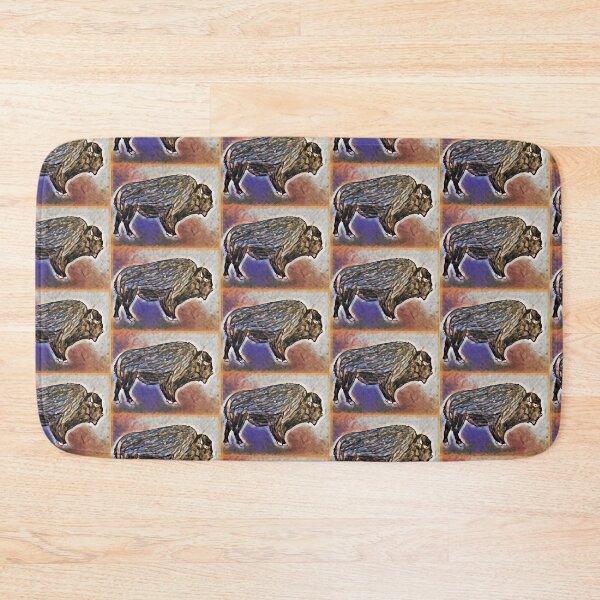 Item preview, Artistically designed bison in brown tones designed and sold by Pelikancrazy.