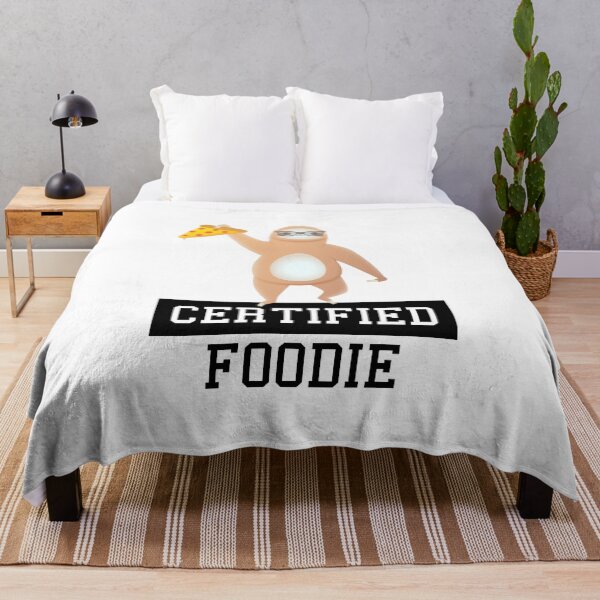 Item preview, Foodie certificado: perezoso con deliciosa pizza designed and sold by Branjos.