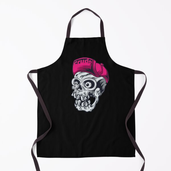 Item preview, Hot Pink Cap Crudo Skater Skateboarder Skull designed and sold by CrudoMerch.