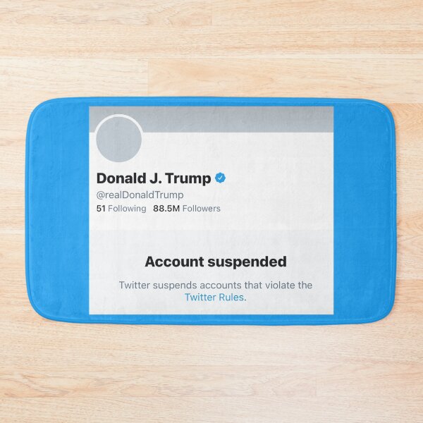 Item preview, Donald Trump SUSPENDED From Twitter designed and sold by loveaj.