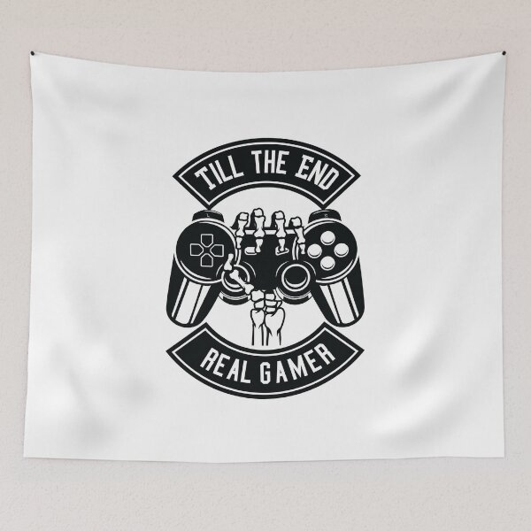Item preview, Real Gamer Till The End designed and sold by Branjos.