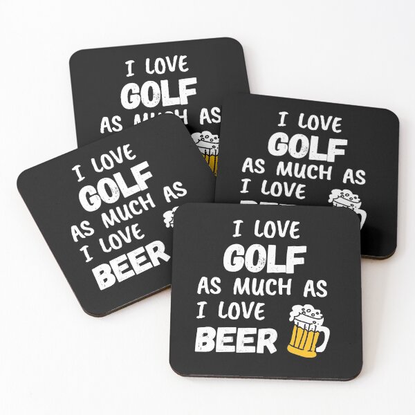 Item preview, I love golf as much as I love beer designed and sold by TheGreenGoat.