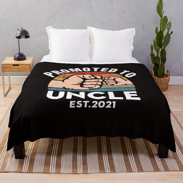 Item preview, promoted to uncle retro vintage fist bump gift idea, new uncle gift designed and sold by Majesticoo.