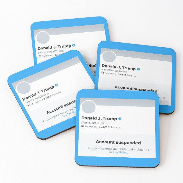 Item preview, Donald Trump SUSPENDED From Twitter designed and sold by loveaj.