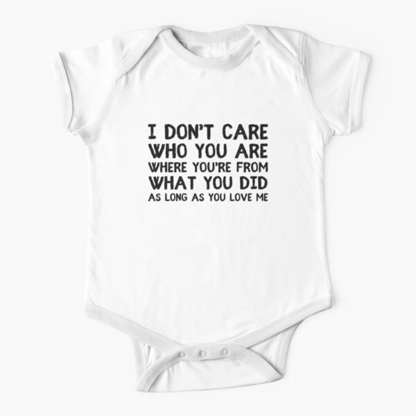 As Long As You Love Me Backstreet Boys Short Sleeve Baby One-Piece
