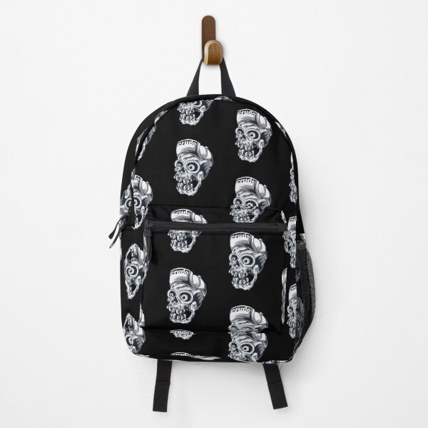 Item preview, White Cap Crudo Skater Skateboarder Skull designed and sold by CrudoMerch.