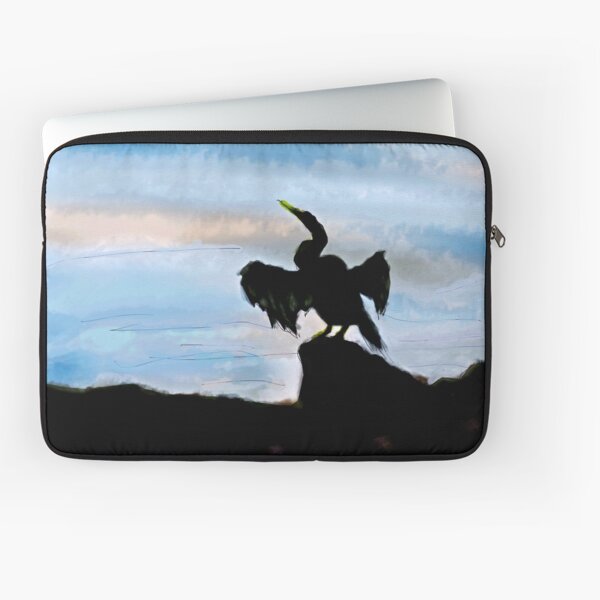 Darter - silhouette Laptop Sleeve