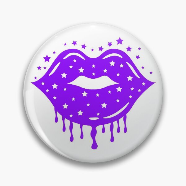 Item preview, Dripping Sparkle Lips Purple Color designed and sold by MisPuHoney.