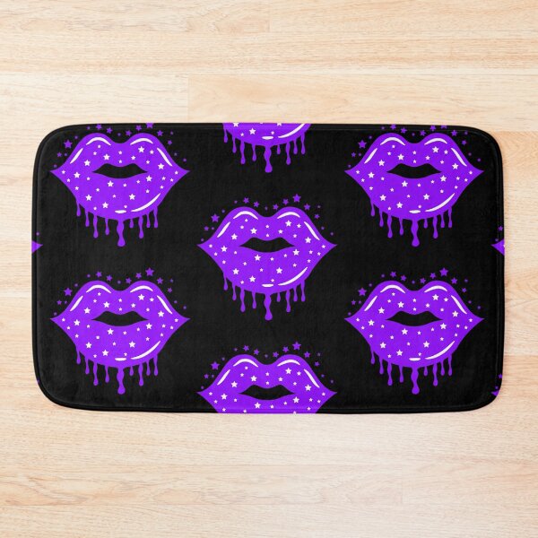 Item preview, Dripping Sparkle Lips Purple Color designed and sold by MisPuHoney.