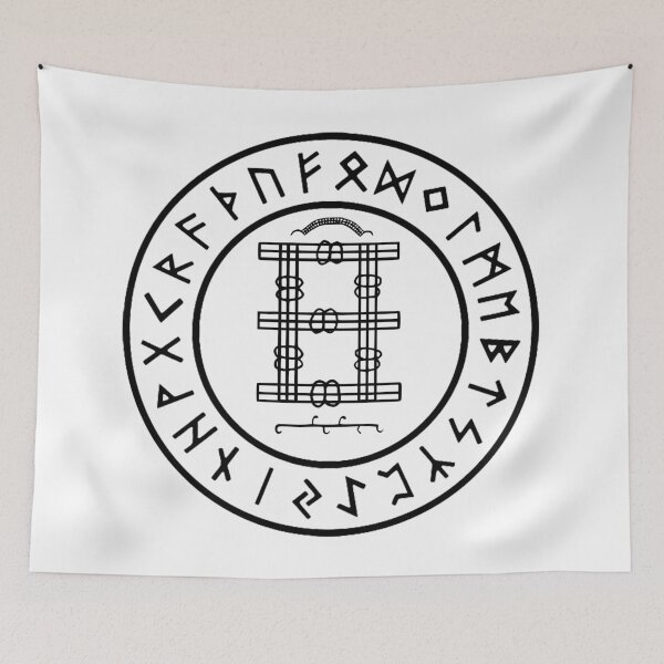 Item preview, Nordic Magical Stave, Valdemar - Protection Stave  - on white designed and sold by celticknights.