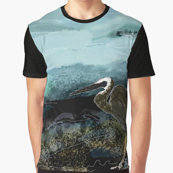 Heron - night Graphic T-Shirt