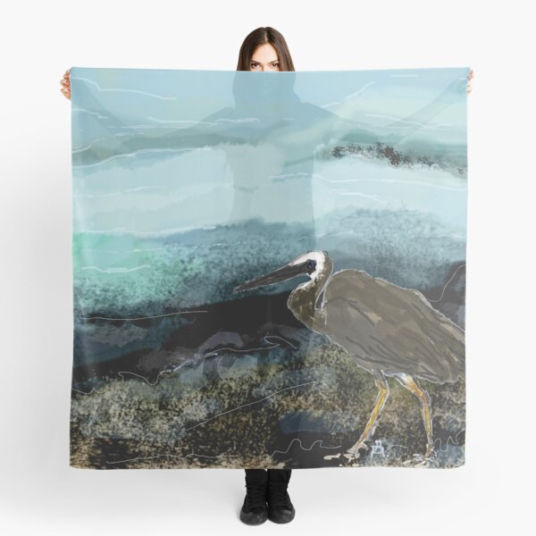 Heron - night Scarf