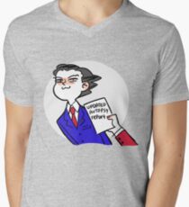 updated autopsy report Men's V-Neck T-Shirt