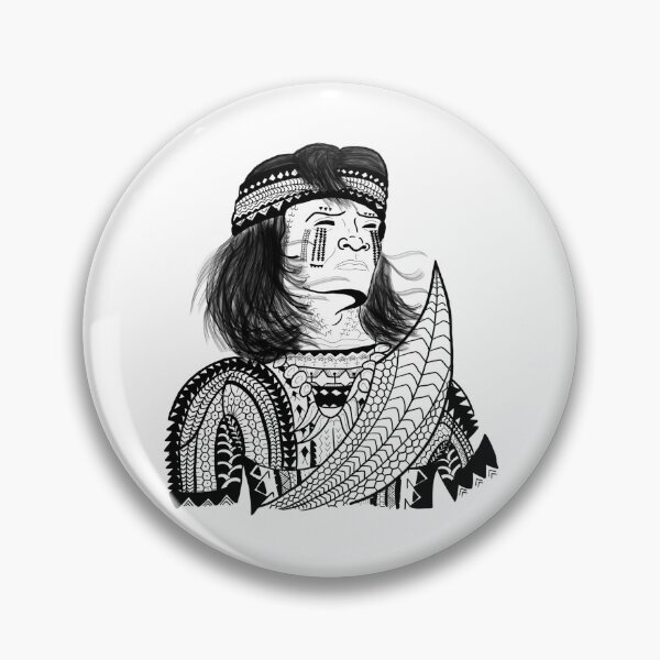Item preview, Tribal Warrior Depiction (black) by Tribal Korner designed and sold by TribalKorner.