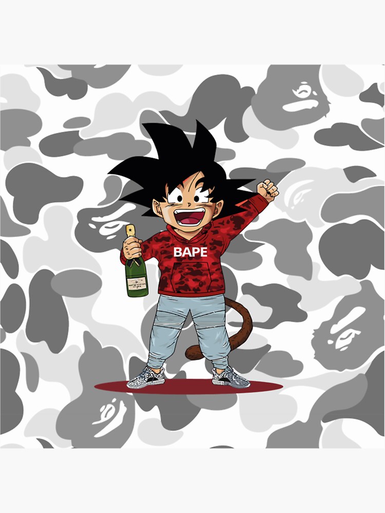 Goku Bape Classic TShirt1074 Poster for Sale by KurtCaceres