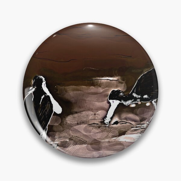 Item preview, Spoonbills in brown designed and sold by Anne Huth.