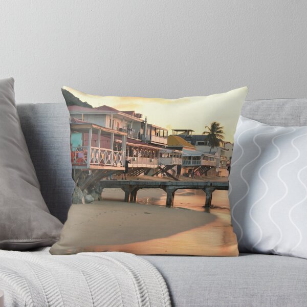 Item preview, Grand Case Waterfront at Sunset, St. Martin designed and sold by Roupen BAKER.