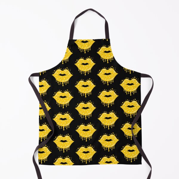 Item preview, Sparkle Lips Dripping Stars Yellow Color designed and sold by MisPuHoney.