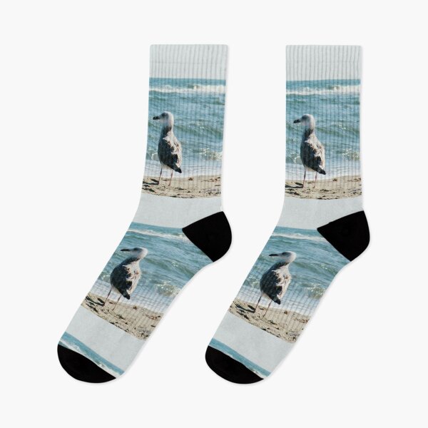 Item preview, Sea gull standing and looking thoughtfully at the sea, natural background  designed and sold by helenkaiy.